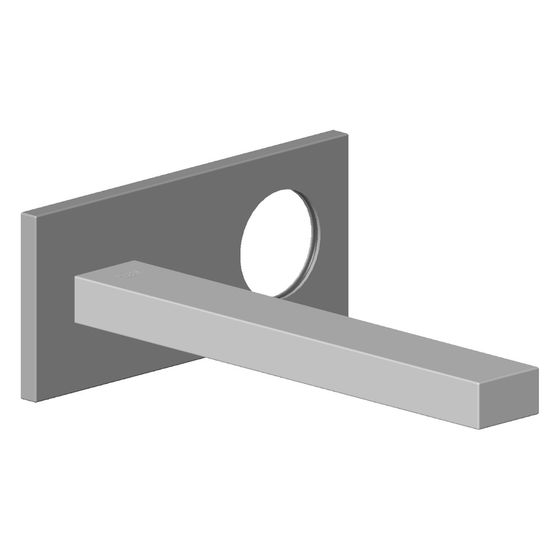 Dornbracht Auslauf mit Abdeckplatte, 280x67x175mm, Dark Platinum gebürstet, 90116800300-99
