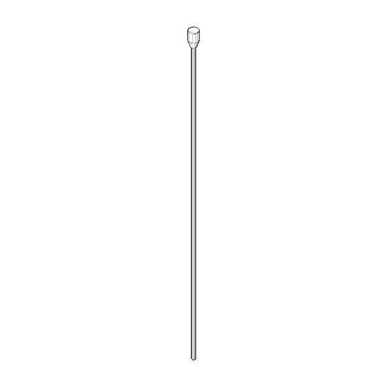 Dornbracht Zugstange, 7x410x32mm, Dark Platinum gebürstet, 04202403180-99