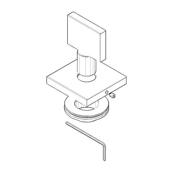 Dornbracht Griff Ersatzteile 04207800201 60x60x55mm platin