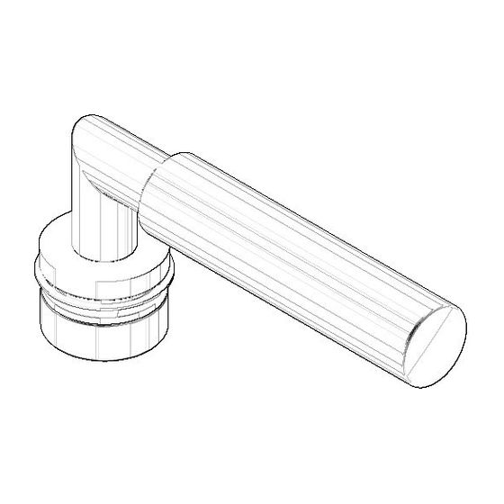 Dornbracht Griff, 106x48,5x37mm, Chrom gebürstet, 04208805200-93