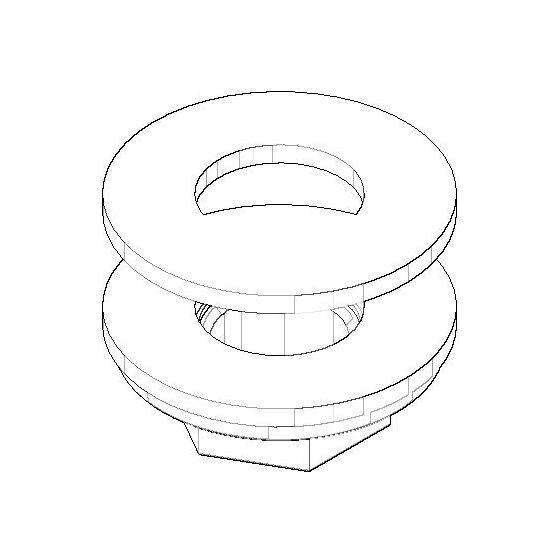Dornbracht Befestigung mit Dichtungen Ersatzteile 1/2