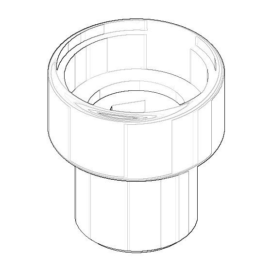 Dornbracht Reduziernippel, 30x32mm, Messing gebürstet, 04240300300-28