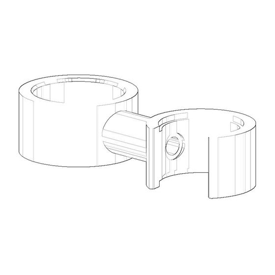 Dornbracht Halter für Brause Stand, Champagne gebürstet, 04281002901-46
