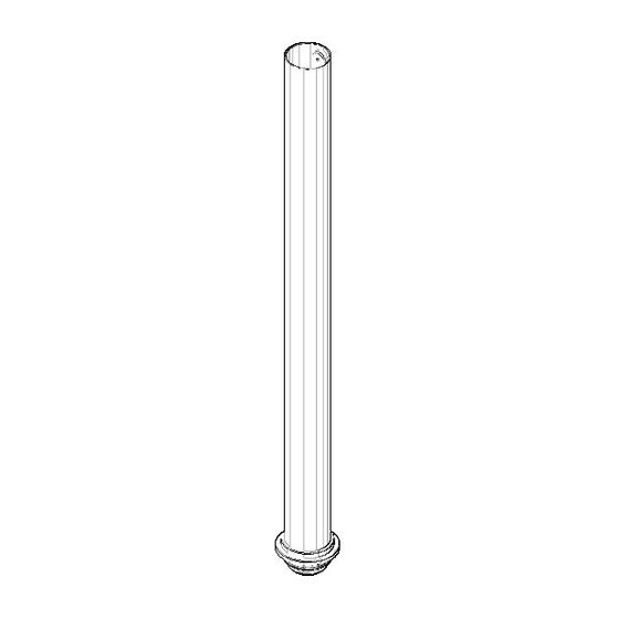 Dornbracht Rohr, 71,5x697,5mm, Champagne, 04282203000-47