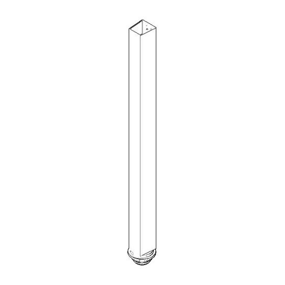 Dornbracht Rohr Ersatzteile 04282204200 71,5x730,5mm Champagne