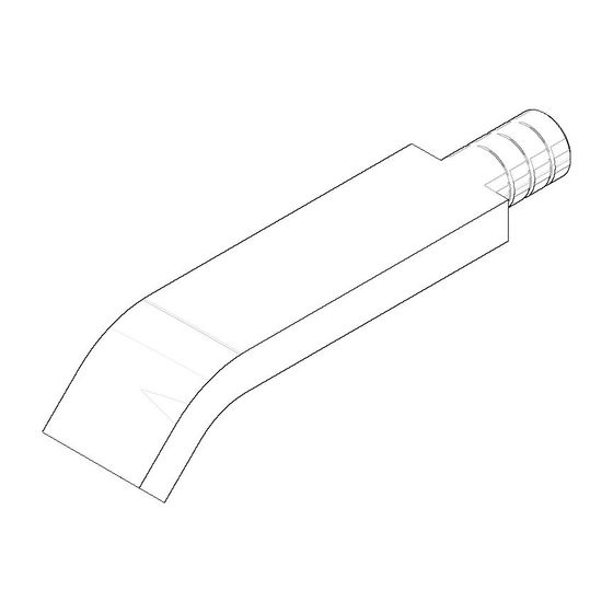 Dornbracht Auslauf, 38x14x140mm, Chrom gebürstet, 04282224200-93