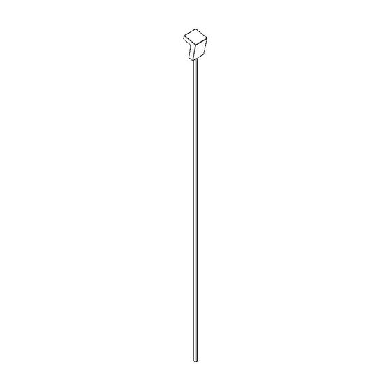 Dornbracht Zugstange für Ablaufgarnitur, 23x423x18mm, Platin, 04310905900-08