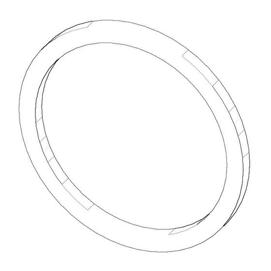 Dornbracht Scheibe Ersatzteile 081010620 27,5x23,5x1,5mm