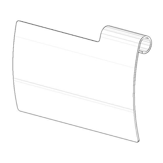 Dornbracht Abdeckung für Papierrollenhalter, 120x77x18mm, Champagne 22kt Gold, 081102514-47