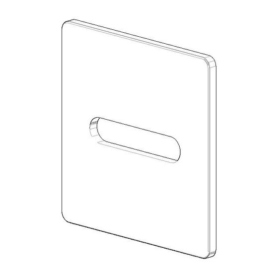 Dornbracht Abdeckung, 62x62x3mm, Champagne, 081102555-47