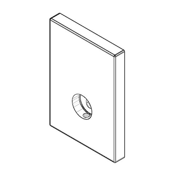 Dornbracht Halter für Duschgarnitur Ersatzteile 081773505 55x78x8mm chrom