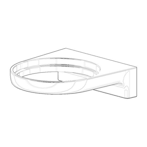 Dornbracht Halter für Toilettenbürstengarnitur, 120x36x130mm, Weiß matt, 081790510-10