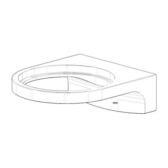 Dornbracht Halter für Toilettenbürstengarnituren, 117x45x137mm, Weiß matt, 081796506-10