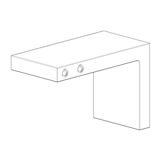 Dornbracht Halter, 45x60x90mm, Schwarz matt, 081798500-33