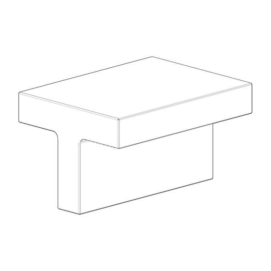 Dornbracht Halter, 45x35x60mm, Platin gebürstet, 081798558-06