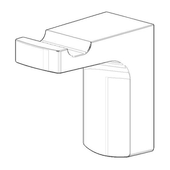 Dornbracht Haken Ersatzteile 081860523 21x41x41mm chrom