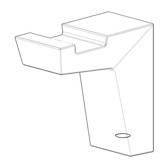Dornbracht Haken, 22x45x45mm, Champagne, 081860528-47