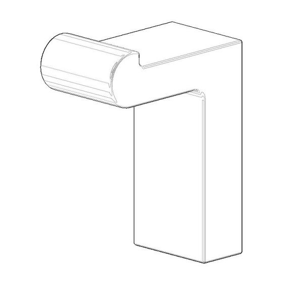 Dornbracht Haken, 19x36x46mm, Chrom gebürstet, 081860530-93