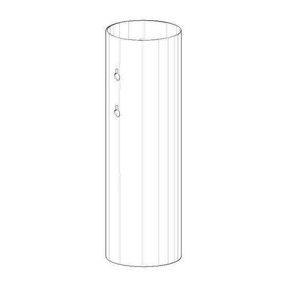 Dornbracht Gehäuse für Toilettenbürstengarnitur, D 100x310mm, Champagne, 082301503-47