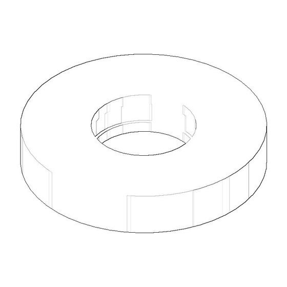 Dornbracht Rosette, D 55x10mm, Messing gebürstet, 082797504-28