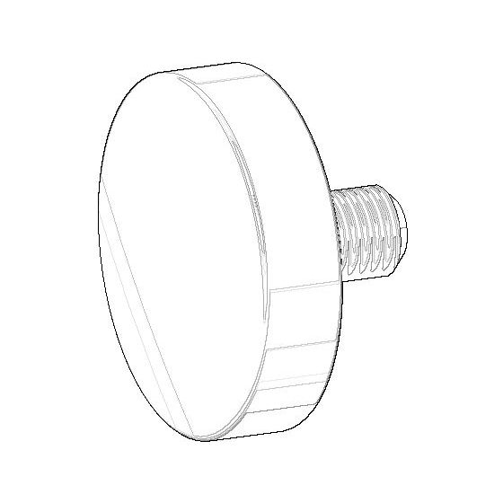 Dornbracht Abdeckung Ersatzteile 083030520 12,5x8mm platin matt