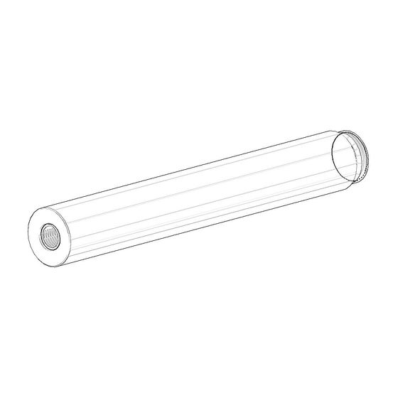 Dornbracht Halter, 18x126,5mm, Dark Platinum gebürstet, 083109611-99