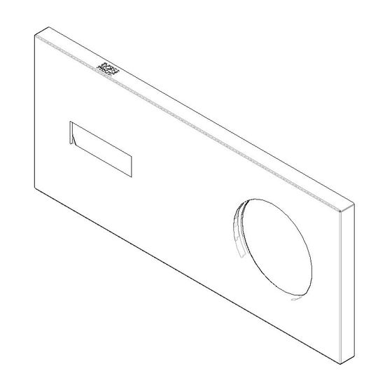 Dornbracht Abdeckung Wand Ersatzteile 091101060 178x78x8,50mm chrom