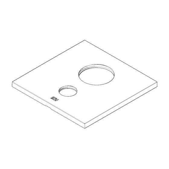 Dornbracht Rosette für xSTREAM, 154x154x9,5mm, Platin gebürstet, 091102131-06