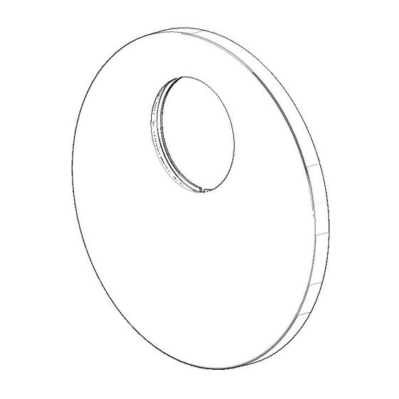 Dornbracht Rosette für Brause, D 150x9mm, Champagne, 091102251-47