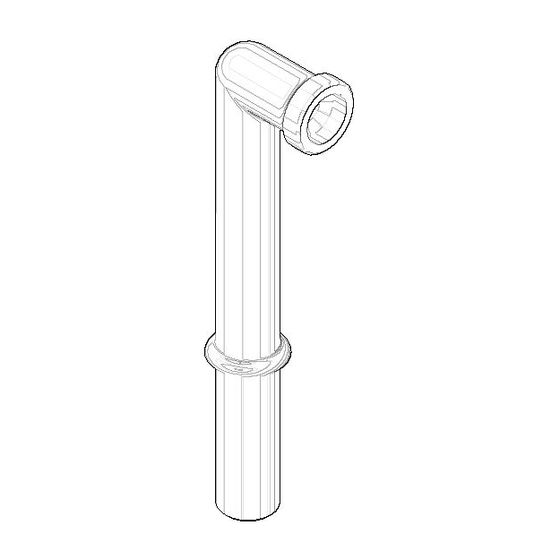 Dornbracht Anschluss Ersatzteile 091104011 45x183,1x28mm chrom