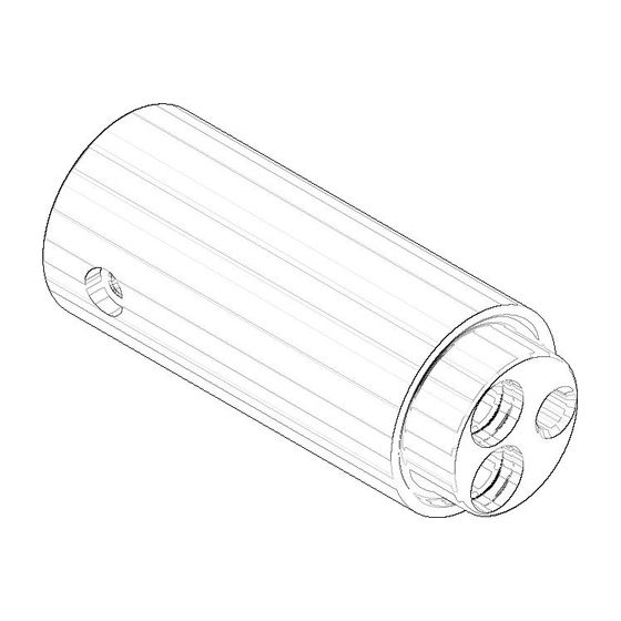 Dornbracht Anschluss, 35x83mm, Dark Platinum gebürstet, 09111006210-99