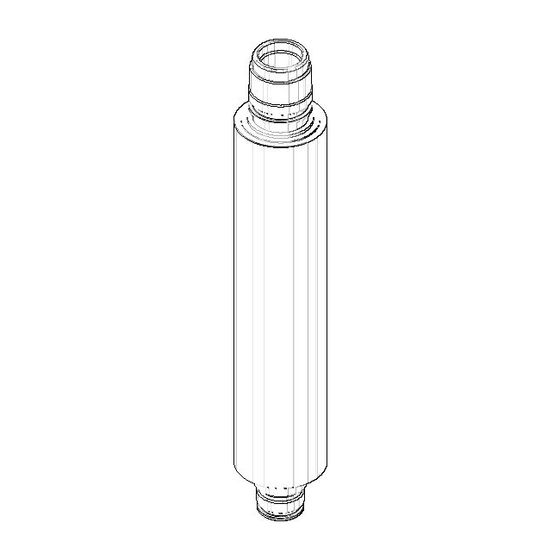 Dornbracht Anschluss, D 35x206,5mm, Platin, 09111007210-08