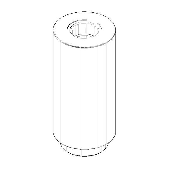 Dornbracht Anschluss Ersatzteile 09111008710 35x79mm platin matt