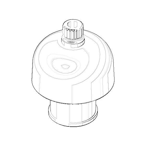 Dornbracht Rastbuchsenaufnahme Ersatzteile 091212016 30,5x40mm chrom