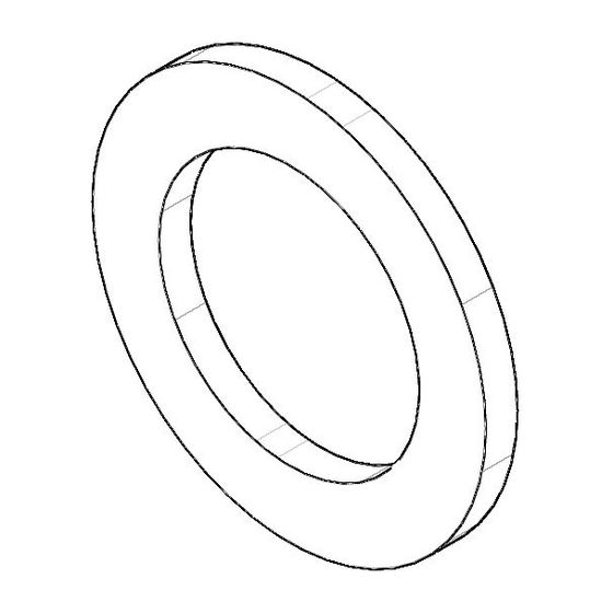 Dornbracht Scheibe Ersatzteile 091415065 24,8x2mm