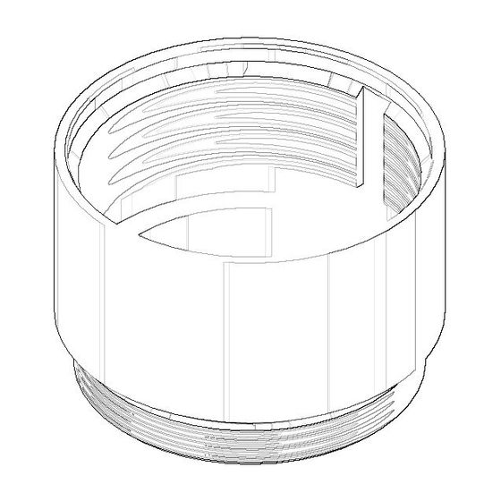 Dornbracht Hülse Ersatzteile 091701191 50x33,8mm