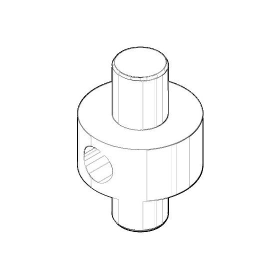 Dornbracht Halter für Standbrause, 20x30mm, Weiß matt, 091711039-10
