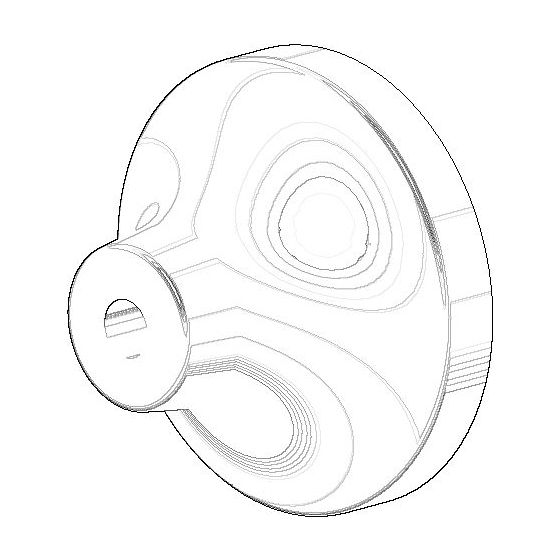 Dornbracht Halter Ersatzteile 091720016 66x40mm chrom