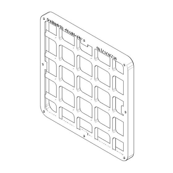 Dornbracht Halter Strahlmatte Ersatzteile 091797057 65,5x65,5x5,5mm