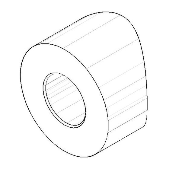 Dornbracht Anschluss Distanzstück, 33x23mm, Chrom gebürstet, 091840059-93