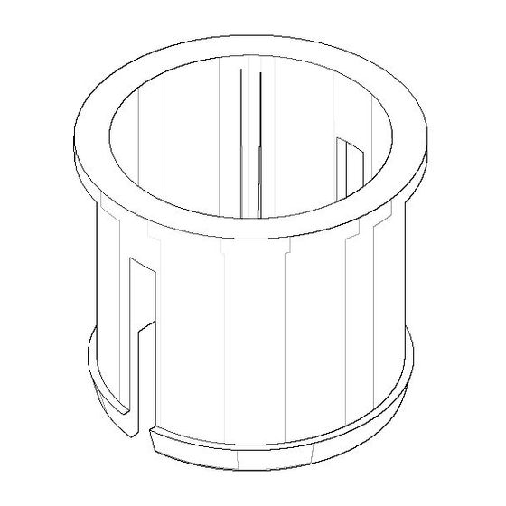 Dornbracht Haube/Hülse Ersatzteile 091840085 28,8x24,5mm