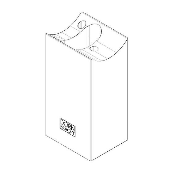 Dornbracht Körper, 35,5x29x57mm, Chrom gebürstet, 091967001-93