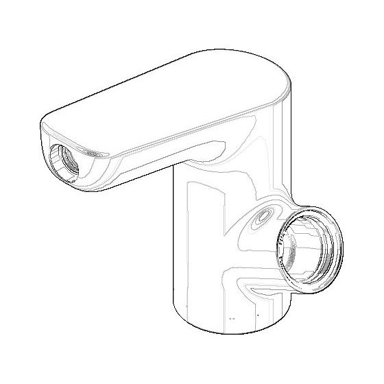 Dornbracht Körper Ersatzteile 091990005 76x127x119mm chrom