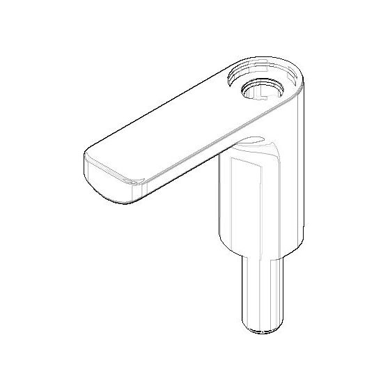 Dornbracht Körper Ersatzteile 09199602910 155x126x42mm chrom