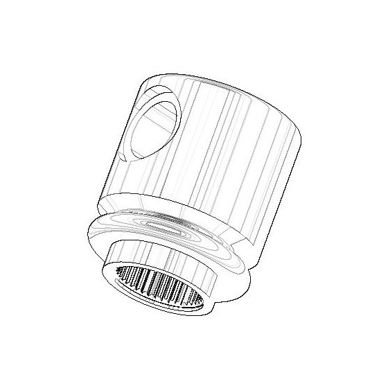 Dornbracht Griff Ersatzteile 092037002 24x29,5mm chrom