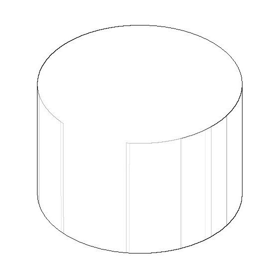 Dornbracht Griff, 35x23mm, Dark Platinum gebürstet, 092062025-99