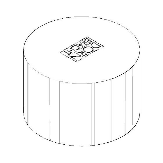 Dornbracht Griff, 35x23mm, Messing gebürstet, 092062027-28