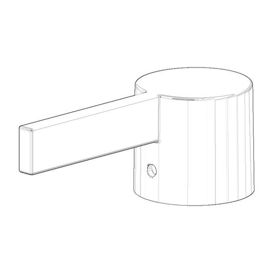 Dornbracht Griff, 50x125x46mm, Chrom gebürstet, 092067007-93