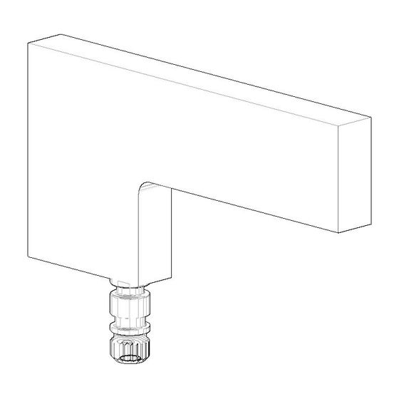 Dornbracht Griff für Spültisch Stand Ersatzteile 092068001 85x61x9mm platin matt