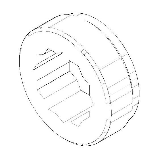 Dornbracht Griff Ersatzteile 092083006 21x7,5mm